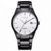 Orologio uomo Curren Elegance Black/White con combinazione bianco-nero, vista frontale.