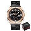 Orologio uomo NaviForce Tough Guy Black/Gold