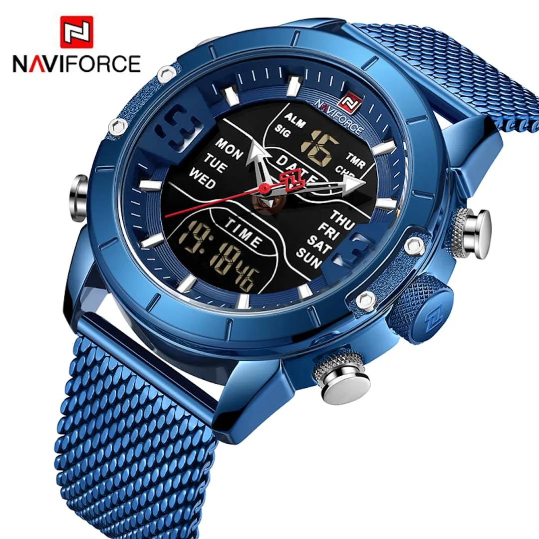 Orologio uomo NaviForce Tough Guy Blue
