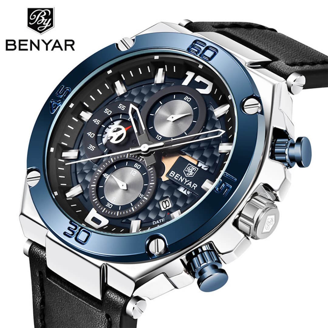 Orologio uomo Benyar Major Blue