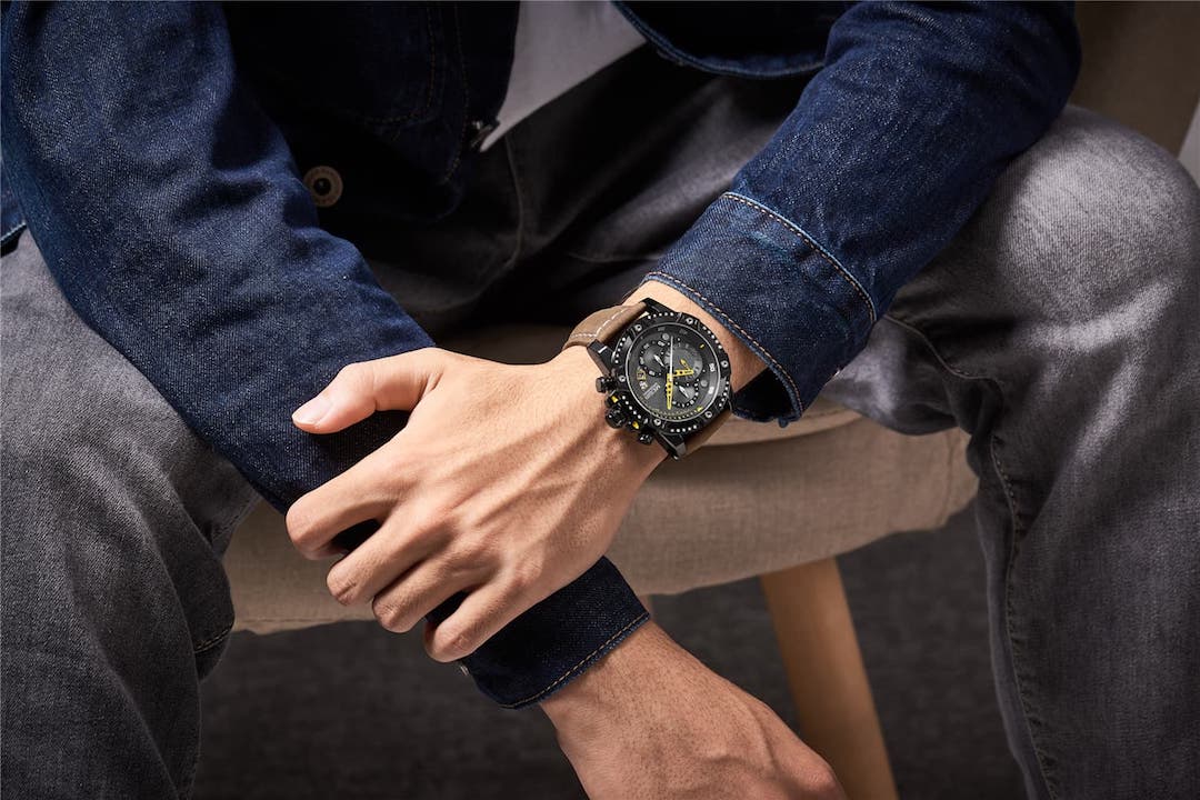 Orologio uomo Megir Attention Catcher Brown