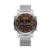 Orologio uomo Megir Military Silver Mesh