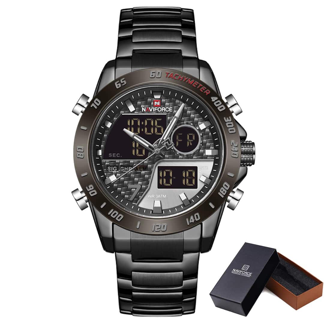 Orologio uomo NaviForce Ambitious Black