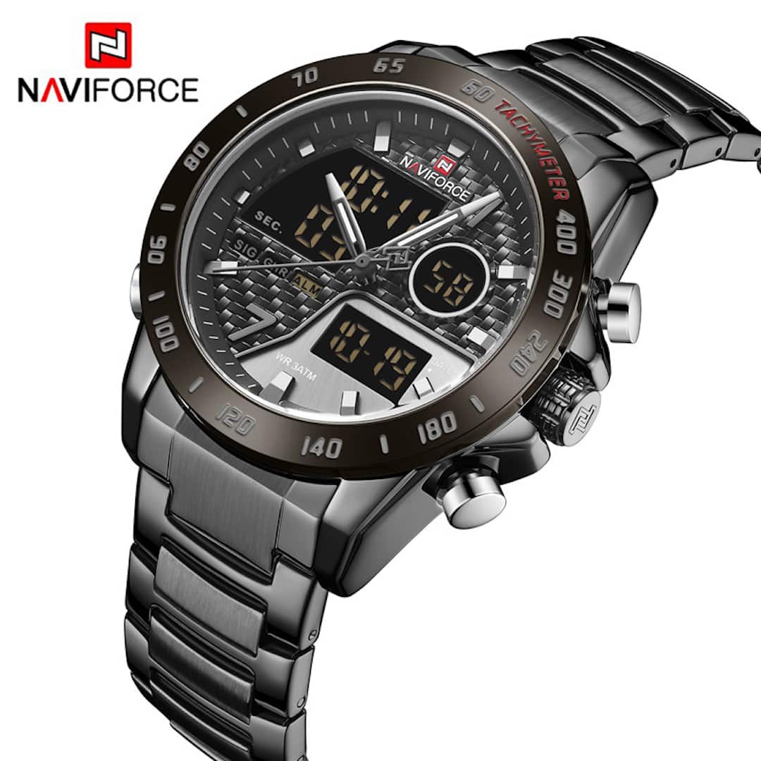 Orologio uomo NaviForce Ambitious Black