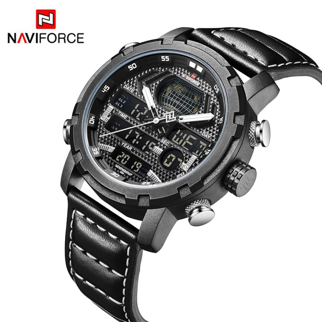 Naviforce 9153 Orologi sportivi analogici digitali impermeabili alla moda in acciaio inossidabile con doppio display acquista in modo economico - spedizione gratuita, recensioni reali con foto