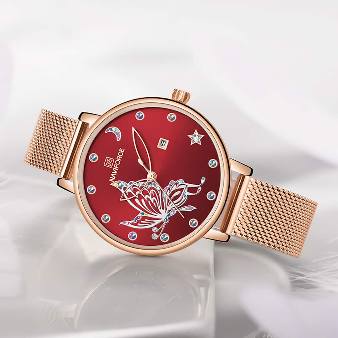 Orologio donna NaviForce Butterfly Red