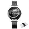 Orologio donna SK Shengke Elliptical Black
