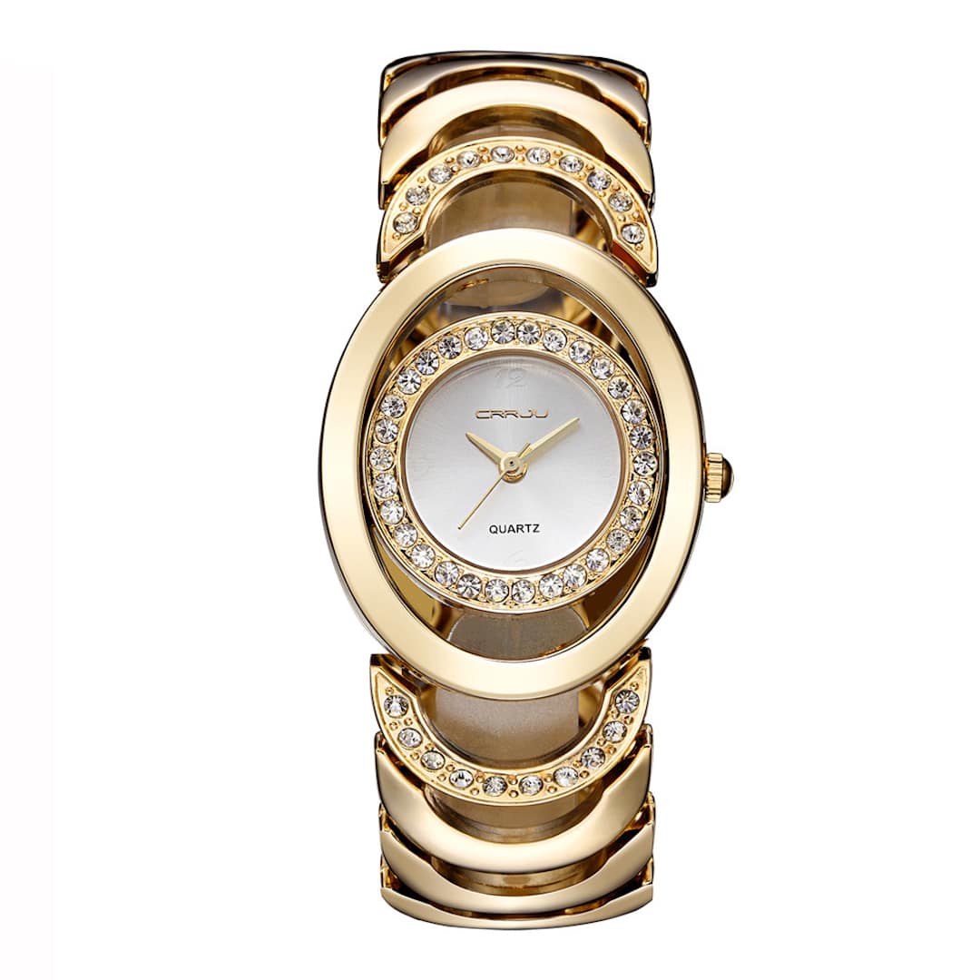 Orologio donna CRRJU Oval Gold and White