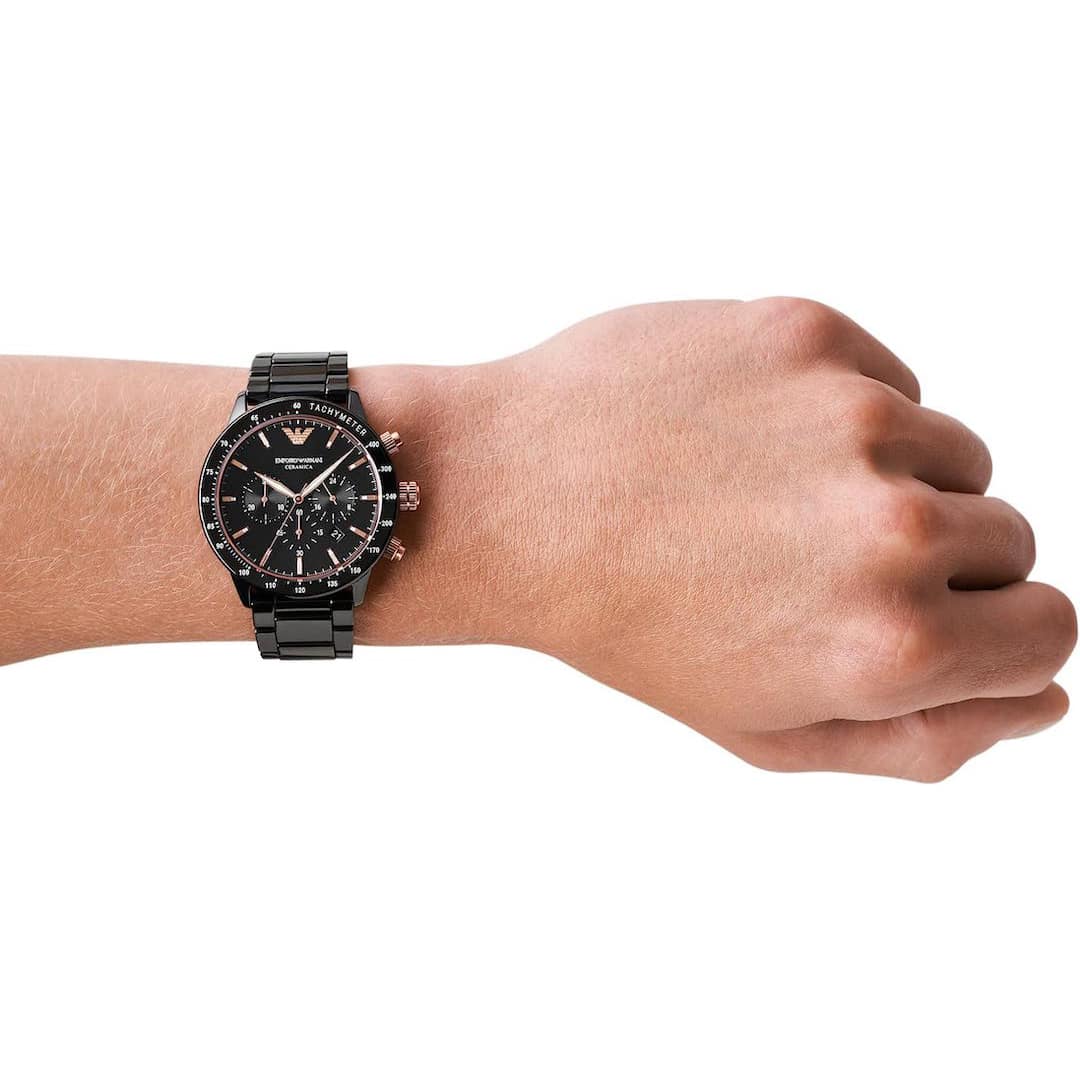 Orologio uomo Emporio Armani AR70002 Ceramica al polso