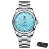 Orologio uomo Benyar Automatic Perpetual Turquoise Blue