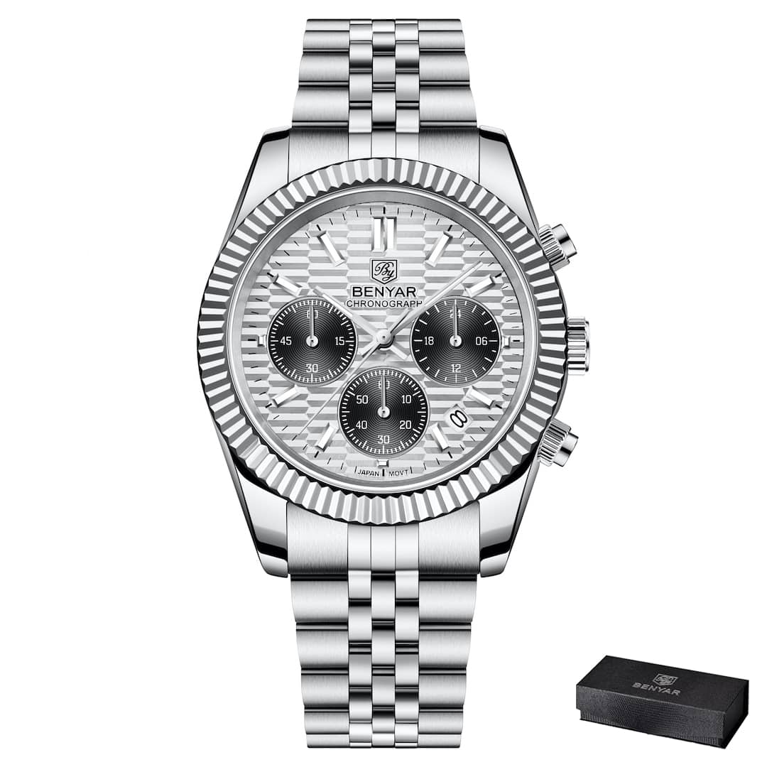 Orologio uomo Benyar Ocean White